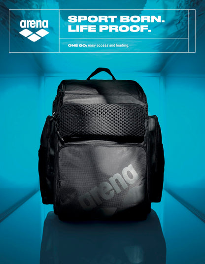 ARENA One Go Schwimmrucksack 45 L mit Laptopfach, wasserabweisend