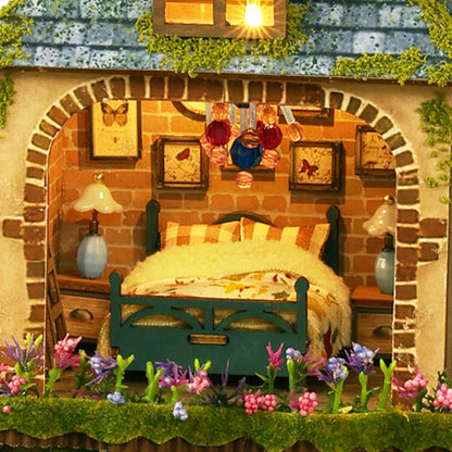 Cuteefun DIY Miniatur Haus Puppenhaus - Abenteuer Wald