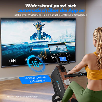 MERACH Rudergerät R15B4, klappbare Magnet-Rudermaschine für Zuhause