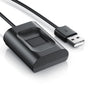 CSL USB Fingerabdrucksensor - Windows 8-11, 10 IDs, 360° Erkennung. Schwarzer Sensor. Windows-Anmeldung via Fingerabdruck.