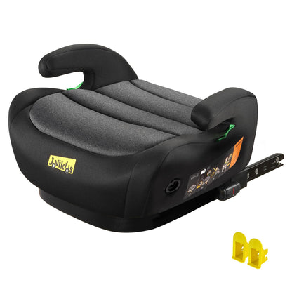 Jovikids Sitzerhöhung Auto mit ISOFIX, ECE R129, 125–150 cm, verdickter Stoffbezug