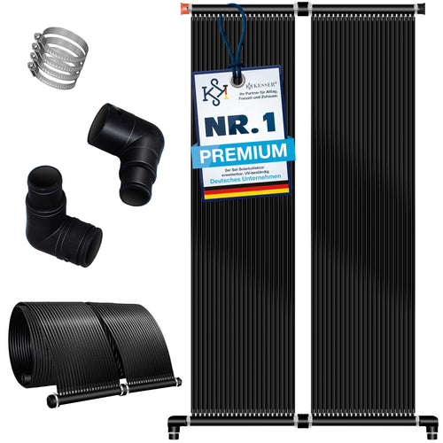 KESSER Solarkollektor Poolheizung 500 x 70 cm für Pools bis 20.000 L aus UV-beständigem Kunststoff