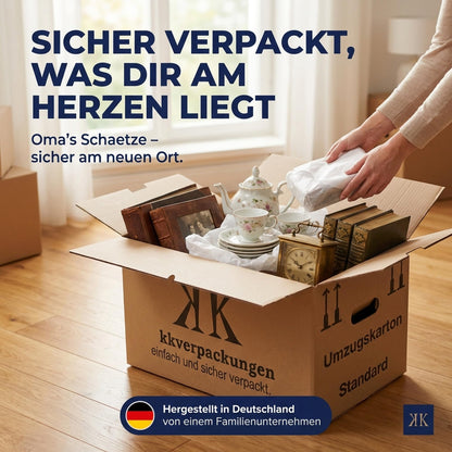 KK Verpackungen Umzugskartons 65 Liter, 30 Stück, stapelbar