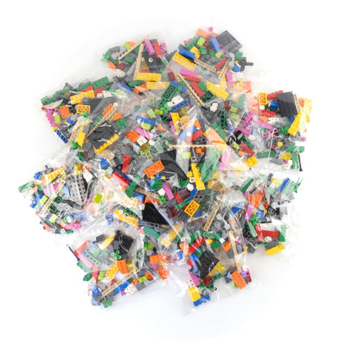 Lego SERIOUS Play Window Exploration Bag – 10er Set. Set transparenter und farbiger Lego-Elemente zum Metaphernbau und zur Ideenentwicklung.