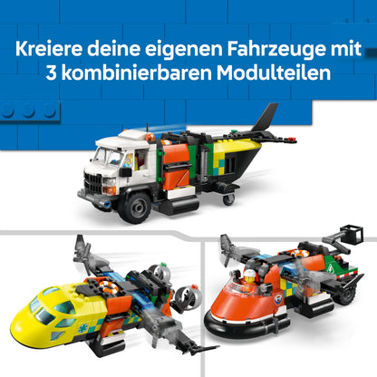 LEGO City Kombinationsset 60505 mit Flugzeug und Luftkissenboot