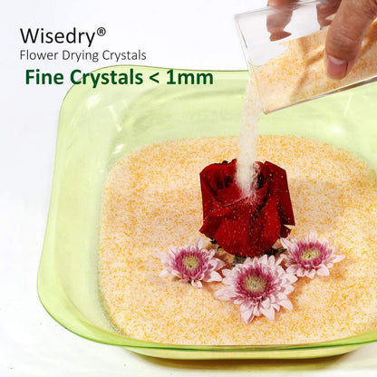 wisedry Silicagel zum Trocknen von Blumen, 4,5 kg, wiederverwendbar
