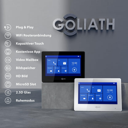 Goliath Videotürsprechanlage mit Kamera - 7 Zoll Monitor