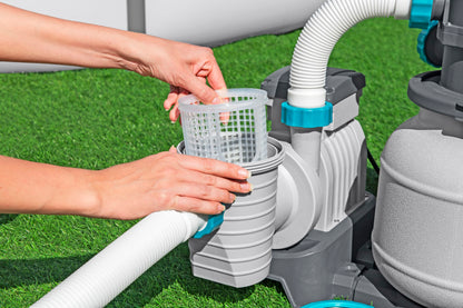 Bestway Sandfilterpumpe 6056 l/h für Pools bis 42.300 l
