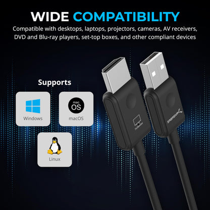 SABRENT DA-H1R1 Wireless HDMI Sender & Empfänger 1080p@60Hz