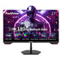 FeuVision 27 Zoll Gaming Monitor. Schwarzer, flacher Bildschirm für flüssiges Gaming. 180Hz, 1080p, 1ms, IPS-Panel.