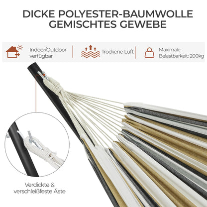 Yaheetech Hängematte mit Gestell für 2-3 Personen, bis 205 kg