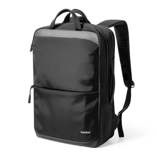 tomtoc 24L Business Laptop Rucksack für 15,6-16 Zoll - Schwarz. Schützt und transportiert Laptops (15,6-16 Zoll) und Geschäftsutensilien.