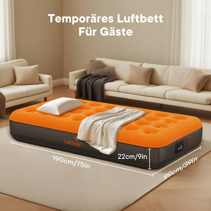 Luxchoice Luftmatratze selbstaufblasend mit Pumpe, 190 x 99 cm