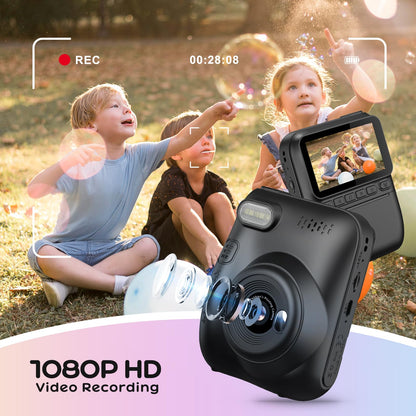 GREENKINDER Kinderkamera Sofortbildkamera H2, 14 MP, 3-Zoll-Display