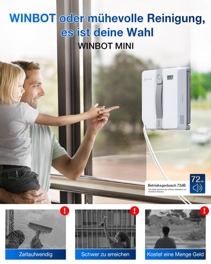 ECOVACS WINBOT MINI Fensterputzroboter mit Ultraschall-Zerstäubung