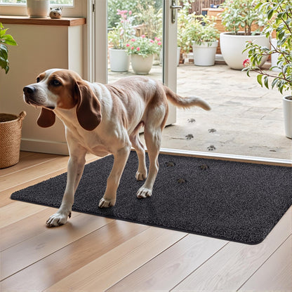 DEXI Sauberlauf Fussmatte 90x150 cm - Schwarz-grau