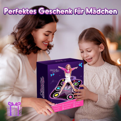 Hot Bee Leuchtend Tanzmatte Mädchen - Bluetooth, 6 Leuchtpfeile