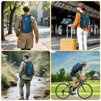 ONETOALL Wanderrucksack 20L diebstahlsicher, leichter Tagesrucksack