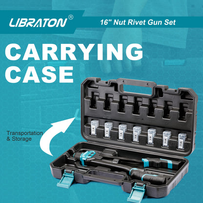Libraton Nietmutternzange 16 Zoll Set - Doppelgriff