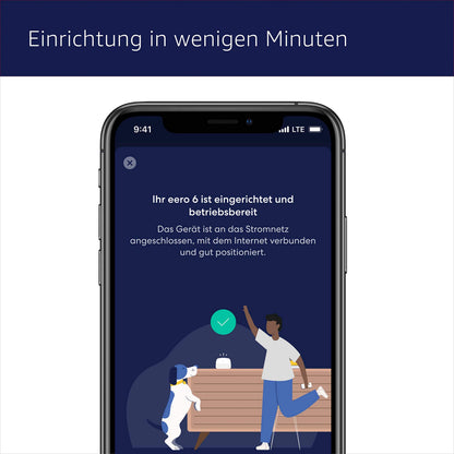 Amazon eero 6 Mesh-WLAN-Signalverstärker - Einzelpack