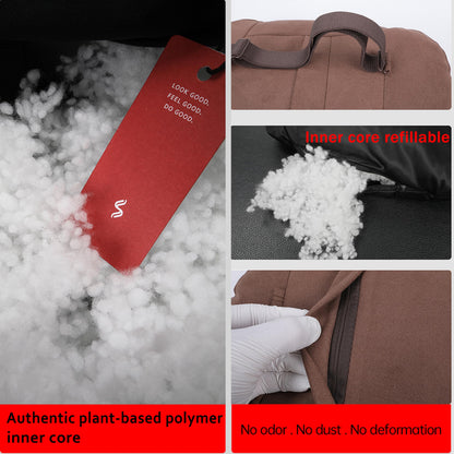 POKSRI Auto-Nackenkissen 2er-Set, Kopfstütze Nackenstütze, schwarz