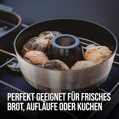 Enders VAMO Mobiler Camping-Backofen mit Thermometer, 2,3 Liter