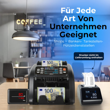 Jubula MV-300 Geldzählmaschine für gemischte Banknoten