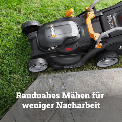 WORX WG733E Akku-Rasenmäher 20V Brushless, 33 cm, inkl. 4Ah Akku