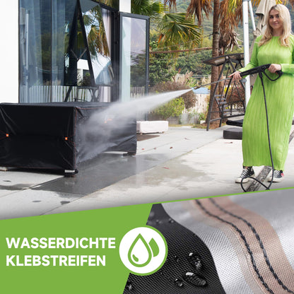 Enzeno Gartenmöbel Abdeckung wasserdicht 280x220x90cm Schutzhülle