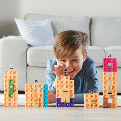 Learning Resources MathLink Cubes Numberblocks 21–30 Aktivitätsset