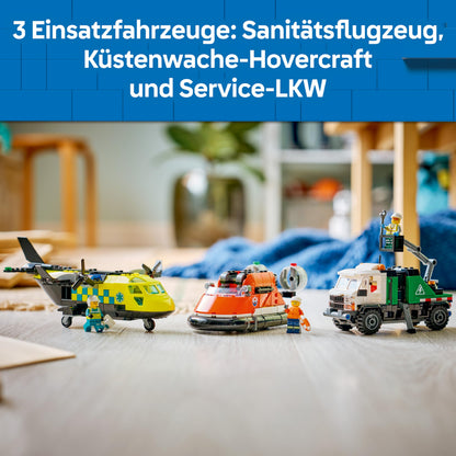 LEGO City Kombinationsset 60505 mit Flugzeug und Luftkissenboot
