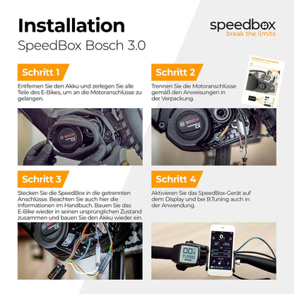 SpeedBox 3.0 eBike Tuning Chip – Bosch Motoren 2017-2025