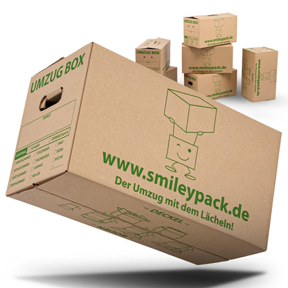 smiley pack Profi Umzugskartons 620 x 300 x 330 mm, 40 kg, 30 Stück