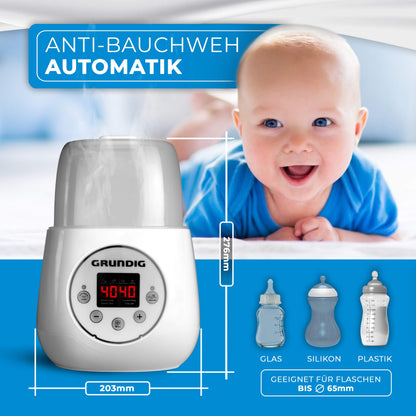 Grundig Flaschenwärmer 3in1 Babykostwärmer mit Sterilisator