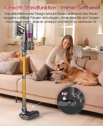 UNINELL Home UV5 Akku-Staubsauger, kabellos, 580 W, 50 kPa Saugkraft