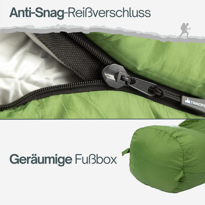 Trinordic Sommerschlafsack Ultraleicht – 780 g Mumienschlafsack