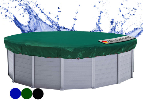 QUICK STAR Solar Poolabdeckung Rund Ø 560 cm Grün. Runde, grüne Solarfolie erwärmt Poolwasser und schützt vor Schmutz.