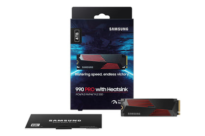 Samsung 990 PRO Heatsink NVMe M.2 SSD 4 TB für PC & Konsole