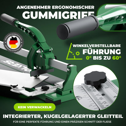 BOLKERS ProCut S 600 Fliesenschneider, 600 mm Schnittlänge