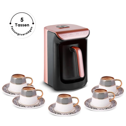 KARACA Hatır Roast Türkische Kaffeemaschine Roségold 5 Tassen