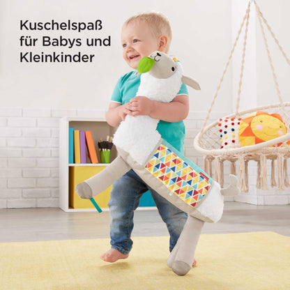 Fisher-Price 4-in-1 Lama Spielkissen GLK39 mit 3 Mitnehm-Spielzeugen