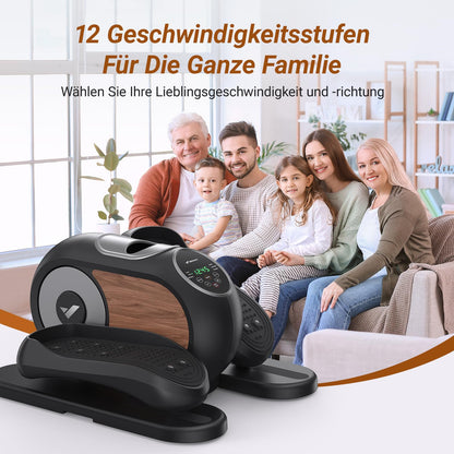 MERACH Mini elektrischer Crosstrainer – Untertisch Ellipsentrainer