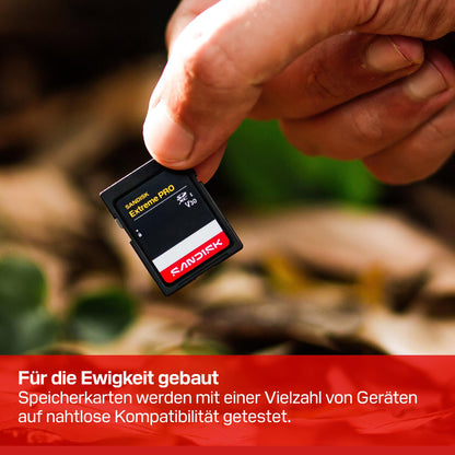 SanDisk Extreme PRO SD UHS-I Speicherkarte 256 GB, 250 MB/s, V30