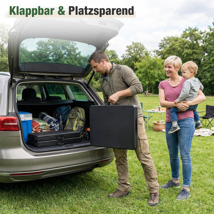 Sekey Bierzeltgarnitur klappbar, Kunststoff, 180 cm, schwarz