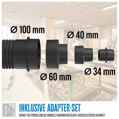 Güde Absauganlage GAA 65.1, 550 W, 1150 m³/h, 65 l, fahrbar