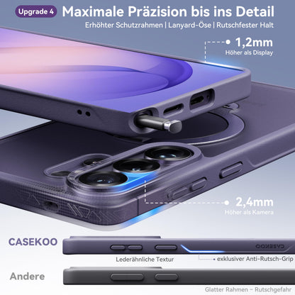 CASEKOO Samsung Galaxy S26 Ultra Hülle mit MagSafe Ständer, Violett