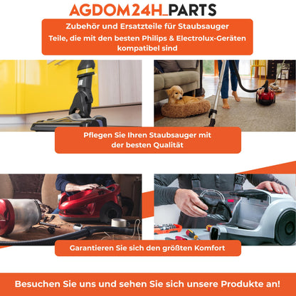 Staubbehälter CP1057 mit Filter für Philips SpeedPro Max + Aqua Plus