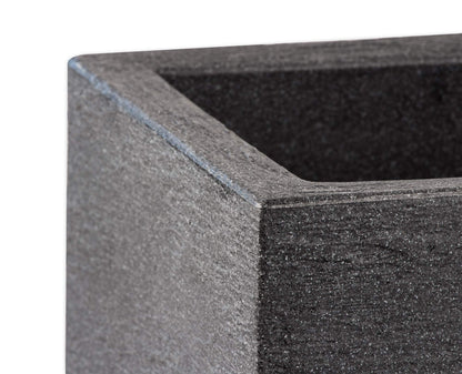 BigDean Pflanzkübel 80x30 cm Granitstein-Optik Anthrazit frostsicher