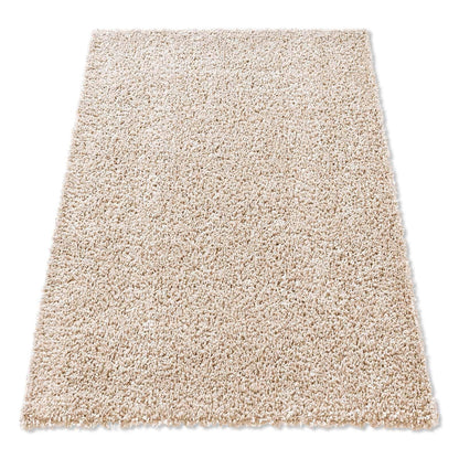 Taracarpet Venezia moderner Shaggy Teppich Hochflor - Creme 200x250 cm