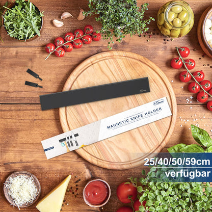 Dmore Magnetleiste Messer 59 cm, magnetischer Messerhalter schwarz